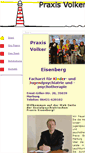 Mobile Screenshot of praxis-eisenberg.de