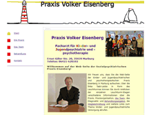 Tablet Screenshot of praxis-eisenberg.de
